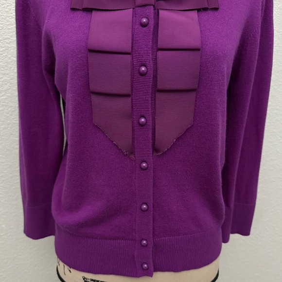 Kate Spade Bow Cardigan Sweater Size Large - Picture 4 of 12